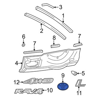 Toyota OE - Rear Door Emblem