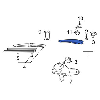 Toyota OE - Rear Wiper Arm