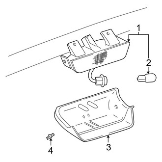 Toyota OE - Rear Lamps - High Mounted Stop Lamp (Gas)