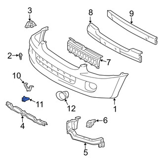 Toyota OE - Front Right Bumper Cover Retainer