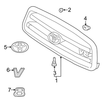 Toyota OE - Grille & Components