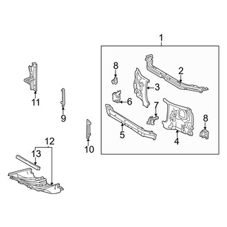 Toyota OE - Radiator Support