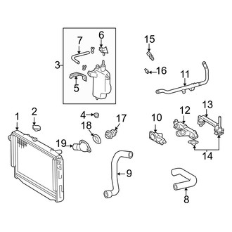 Toyota OE - Cooling - Radiator & Components