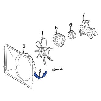 Toyota OE - Engine Cooling Fan Shroud