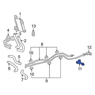 Toyota OE - Automatic Transmission Oil Cooler End Fitting