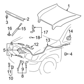 Toyota OE - Hood & Components