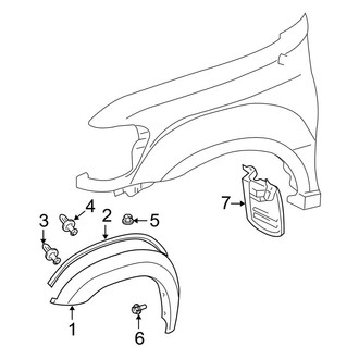Toyota OE - Fender - Exterior Trim