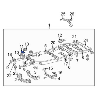 Toyota OE - Front Chassis Frame Reinforcement