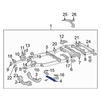 Toyota OE - Frame Crossmember