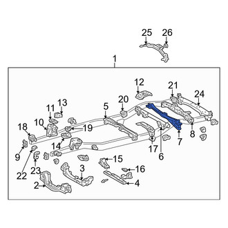 Toyota OE - Frame Crossmember