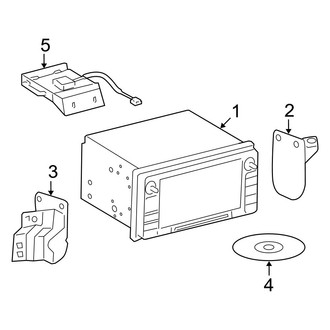 Toyota OE - Electrical - Navigation System Components