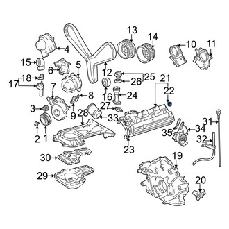 Toyota OE - Right Engine Valve Cover Gasket
