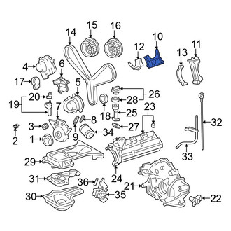 Toyota OE - Engine Timing Cover Spacer