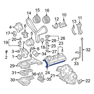 Toyota OE - Right Engine Valve Cover Gasket