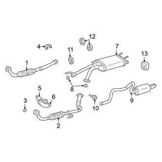 Toyota OE - Exhaust System - Exhaust Components