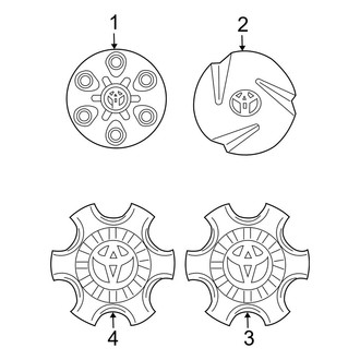 Toyota OE - Wheels - Covers & Trim