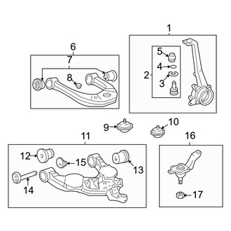Toyota OE - Front Suspension - Suspension Components (RWD)