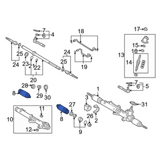 Toyota OE - Right Rack and Pinion Bellows