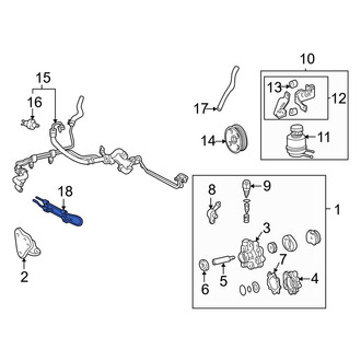 Toyota OE - Front Power Steering Cooler