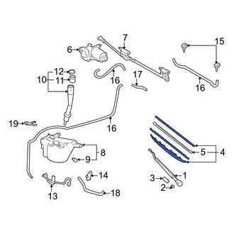 Toyota OE - Left Wiper Blade