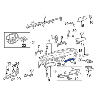 Toyota OE - Instrument Panel Cover