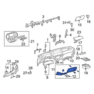 Toyota OE - Lower Instrument Panel Cover