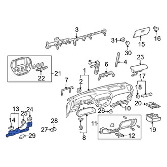 Toyota OE - Lower Instrument Panel Trim Panel