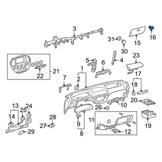 Toyota OE - Glove Box Handle