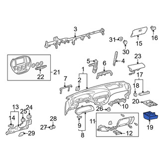 Toyota OE - Instrument Panel Ashtray