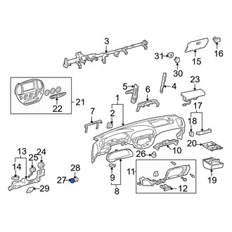 Toyota OE - Outer Dashboard Panel Cap