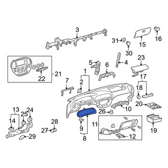 Toyota OE - Instrument Cluster Bezel