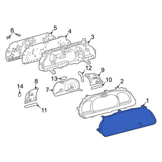 Toyota OE - Instrument Panel Lens