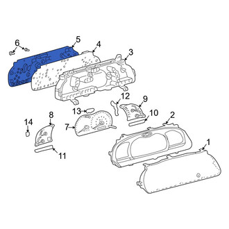 Toyota OE - Instrument Panel Cover