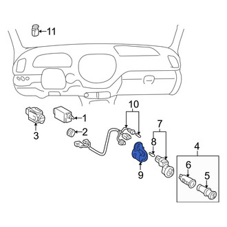 Toyota OE - 12 Volt Accessory Power Outlet Cover