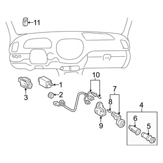 Toyota OE - Front Cigar Lighter Assembly