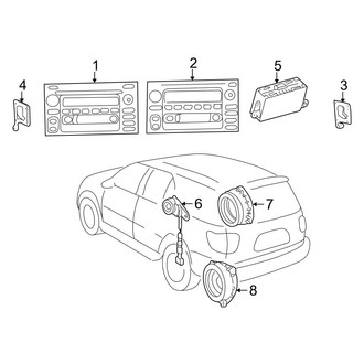 Toyota OE - Instrument Panel - Sound System