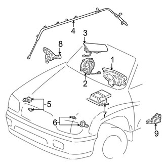 Toyota OE - Restraint Systems - Air Bag Components