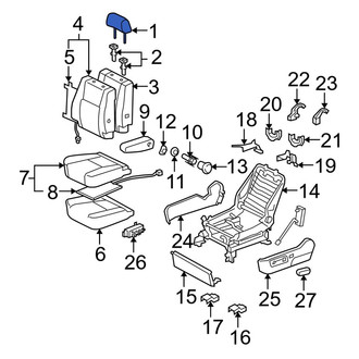 Toyota OE - Front Headrest
