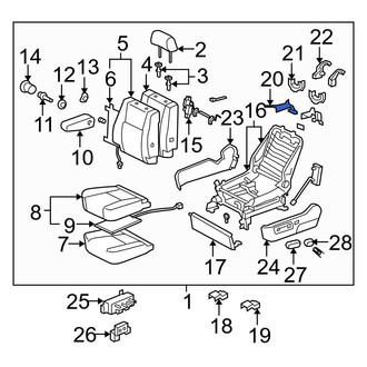 Toyota OE - Front Outer Seat Trim Panel