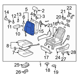 Toyota OE - Front Outer Seat Trim Panel