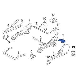 Toyota OE - Seat Track Cover