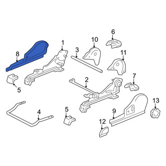 Toyota OE - Left Inner Seat Track Cover