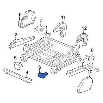 Toyota OE - Front Left Forward Seat Track Cover