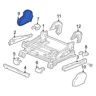 Toyota OE - Left Inner Seat Track Cover