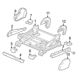 Toyota OE - Seats & Tracks - Tracks & Components (Front Seat, Power, Driver Side)