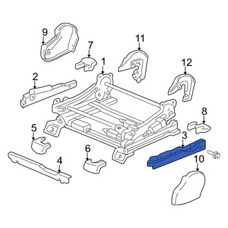 Toyota OE - Front Left Lower Outer Seat Track Cover