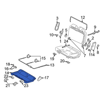 Toyota OE - Center Left Seat Frame