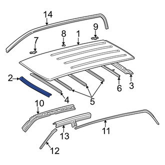 Toyota OE - Front Roof Header Panel