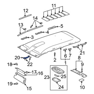 Toyota OE - Front Interior Grab Bar