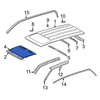 Toyota OE - Rear Sunroof Frame